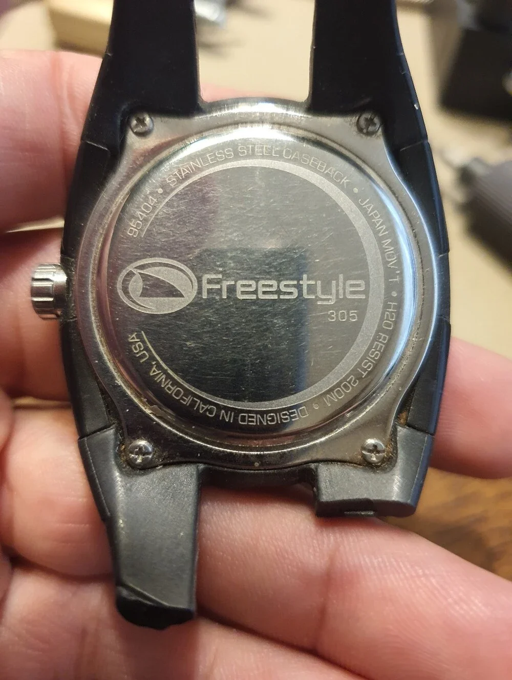 10/$20 Freestyle Hammerhead FX Classic Silver/Blue Men's Diver Watch Head w/Date